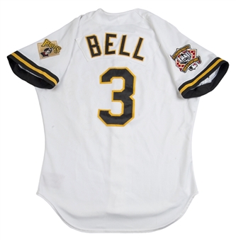 1994 Jay Bell Game Used Pittsburgh Pirates Home Jersey